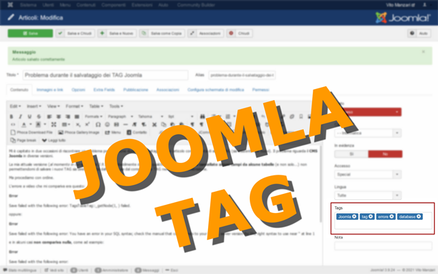 TAG Joomla